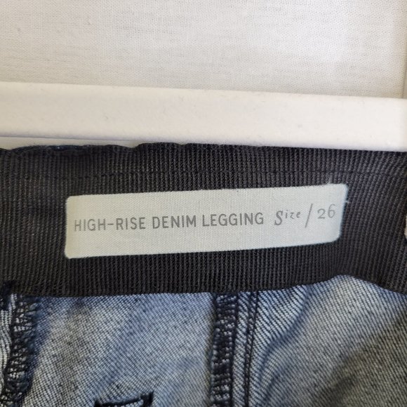 Pilcro and the Letterpress Anthropologie Women's Size 26 Jeans High Rise Legging - Picture 8 of 9
